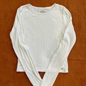 Hollister Long Sleeve Ribbed Top